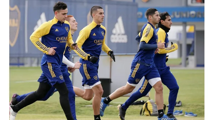 Entrenamiento de Boca (Foto: Boca vía Twitter)