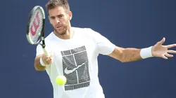 Del Potro volvió a entrenar en una cancha (foto: Getty):