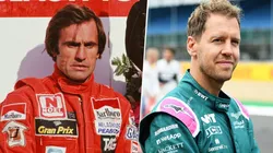 Carlos "Lole" Reutemann y Sebastian Vettel, Formula 1 (Foto: Getty Images)