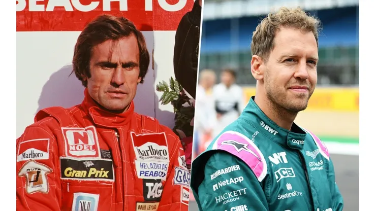Carlos "Lole" Reutemann y Sebastian Vettel, Formula 1 (Foto: Getty Images)