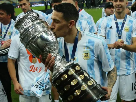 Grande, Fideo: Di María se tatuó la Copa América