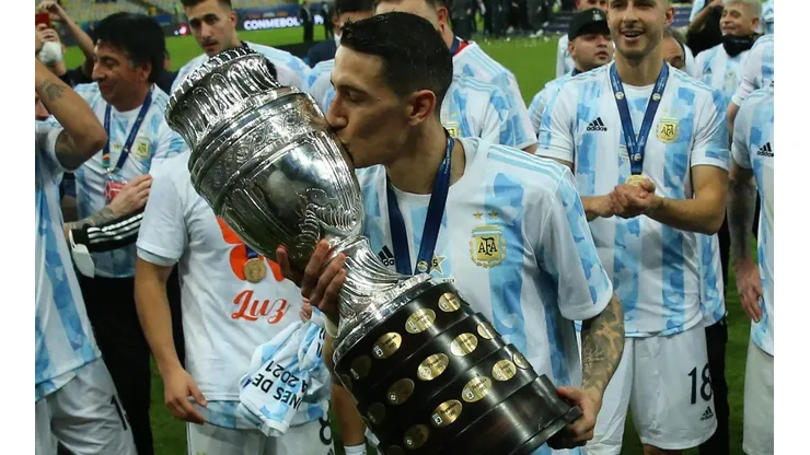 Di María y la Copa América, una imagen inolvidable.