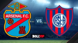 Arsenal y San Lorenzo se medirán en la primera fecha de la Liga Profesional de Fútbol.