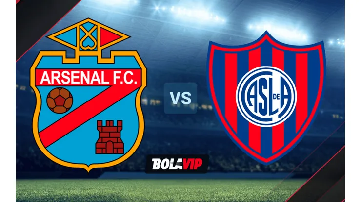 Arsenal y San Lorenzo se medirán en la primera fecha de la Liga Profesional de Fútbol.