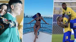 Video: Duki casi le come la boca a la novia de Neymar y después le mando un beso por stream