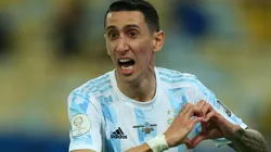 El festejo de Ángel Di María.
