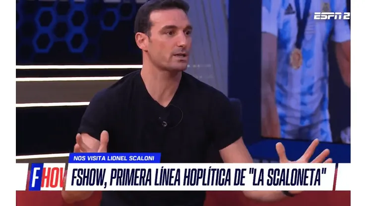 Scaloni y la definición de la Scaloneta.