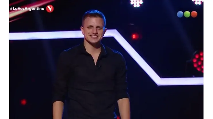Ezequiel Pedraza tuvo una gran performance en La Voz. (Foto: Telefe).
