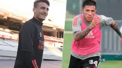 Braian Romero y Enzo Fernández, los refuerzos del Millonario (Fotos: River vía Twitter)