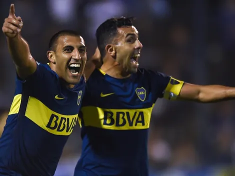 ¿Con mensaje? La foto que publicó Wanchope Ábila junto a Tevez en Estados Unidos