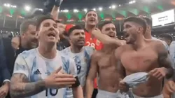 Imperdible: De Paul quiso cantarle a Brasil, pero Messi le puso los puntos