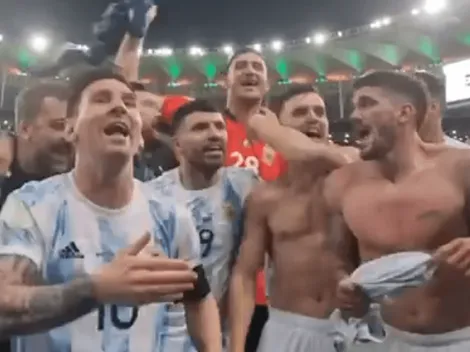 Imperdible: De Paul quiso cantarle a Brasil, pero Messi le puso los puntos