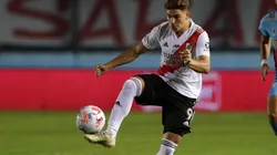 Julián Álvarez durante un partido de River.