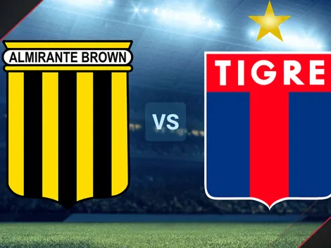 Qué canal transmite EN VIVO Almirante Brown vs. Tigre por la Primera Nacional