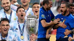 Argentina e Italia podrían jugar una Copa Intercontinental (Fotos: Getty Images)