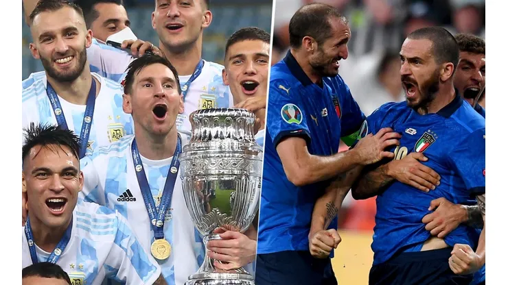 Argentina e Italia podrían jugar una Copa Intercontinental (Fotos: Getty Images)