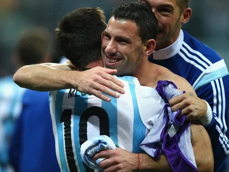 El divertido tuit de Maxi Rodríguez para Messi cuando levantó el trofeo
