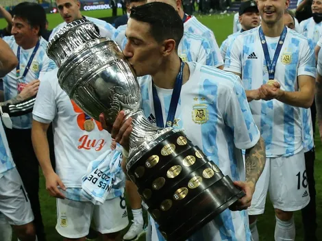 El épico chat de WhatsApp entre Di María y su esposa con un presagio que se cumplió en la final
