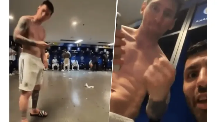 El Kun agarró de sorpresa a Messi.
