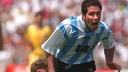 Diego Simeone, con la camiseta de la Selección Argentina, en el Mundial del 94. (Foto: Getty).