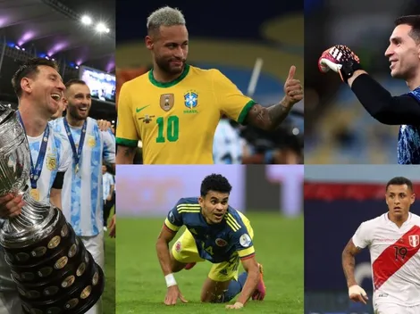 El 11 ideal de la Copa América 2021