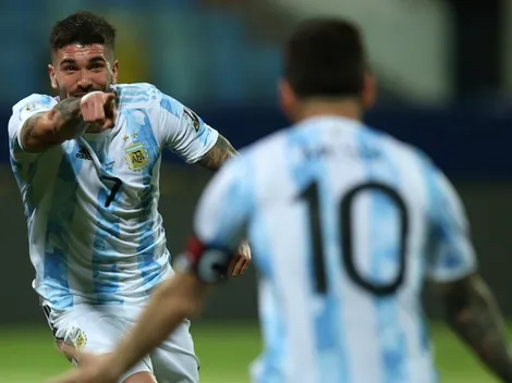 El tuit de Rodrigo De Paul en el medio de la madrugada