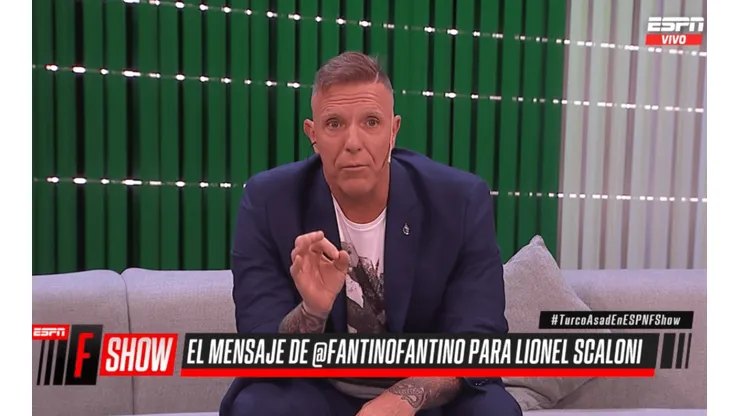 La frase de Fantino sobre Scaloni que empapeló las redes sociales