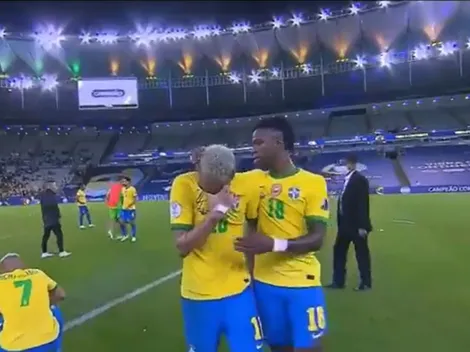 Video: el llanto de Neymar luego del título de Argentina en Brasil
