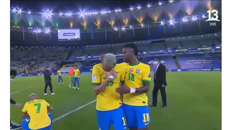 Las lágrimas de Neymar.