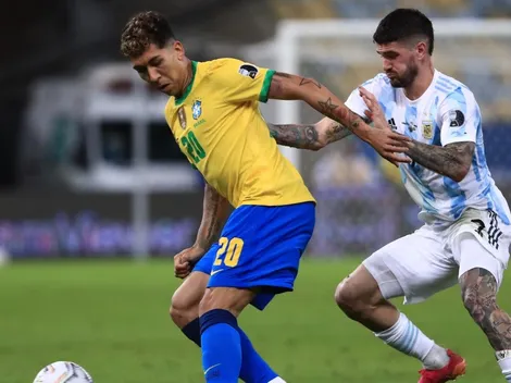 Rodrigo de Paul fue el que más faltas recibió ante Brasil