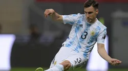 Nicolás Tagliafico y un tuit antes de la final.