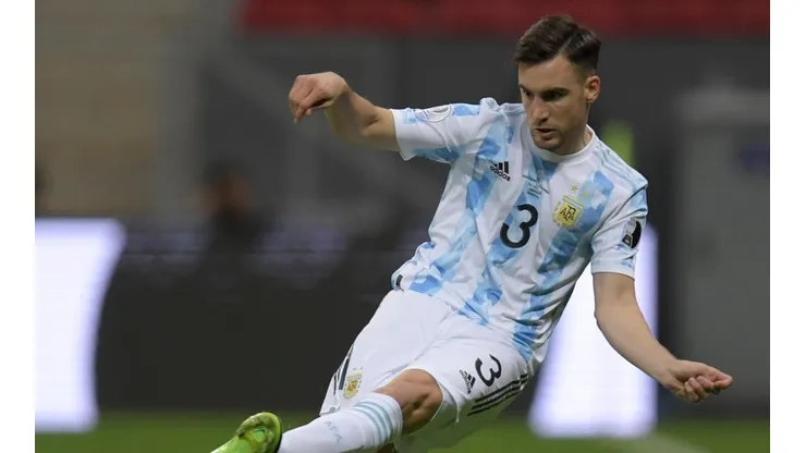 Nicolás Tagliafico y un tuit antes de la final.