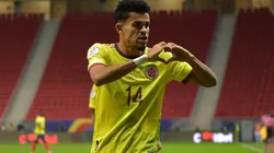 Luis Díaz en la Selección Colombia.