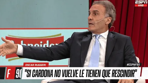 Ruggeri sobre el caso Cardona: "Hay que rescindirle el contrato"