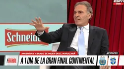 Ruggeri dio su pronóstico de la final de la Copa América.