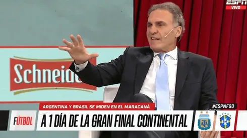 Ruggeri dio su pronóstico de la final de la Copa América.