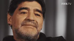 Diego Maradona en diálogo con FIFA TV (Foto: FIFA TV)