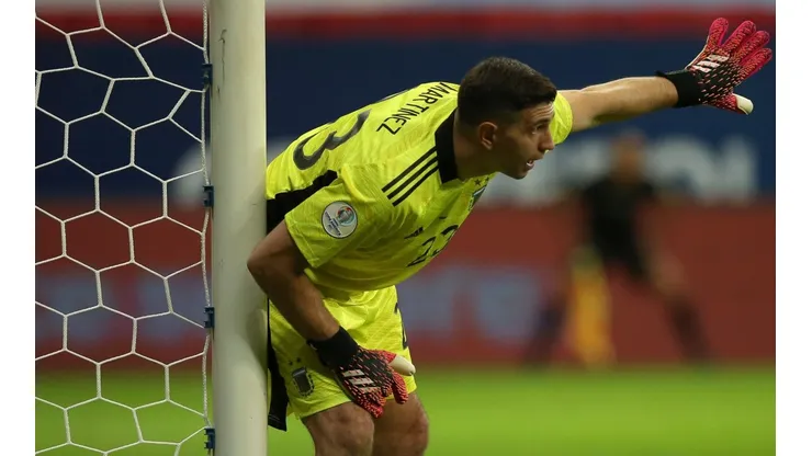 Emiliano Martínez en la Copa América.