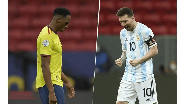 La verdadera razón del enojo de Messi con Yerry Mina. (Getty Images)