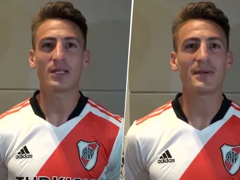 Le queda pintada: el primer video de Braian Romero con la camiseta de River