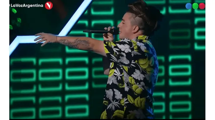 Franco Leiva, el participante que puede ganar La Voz Argentina (Fuente: YouTube La Voz Argentina)