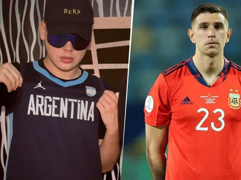 "Era la Session 23": el tuitazo de Bizarrap para Emi Martínez