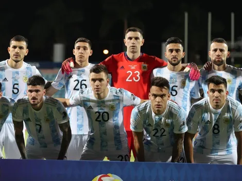 Formación: así está jugando Argentina ante Colombia