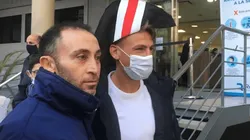 Braian Romero luego de la revisión médica.