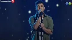 Nicolás Olmedo se destacó en su primera participación en La Voz Argentina 2021. (Foto: YouTube Telefe).