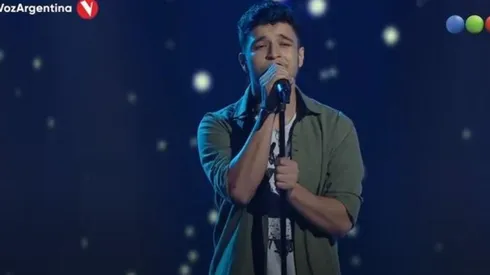 Nicolás Olmedo se destacó en su primera participación en La Voz Argentina 2021. (Foto: YouTube Telefe).
