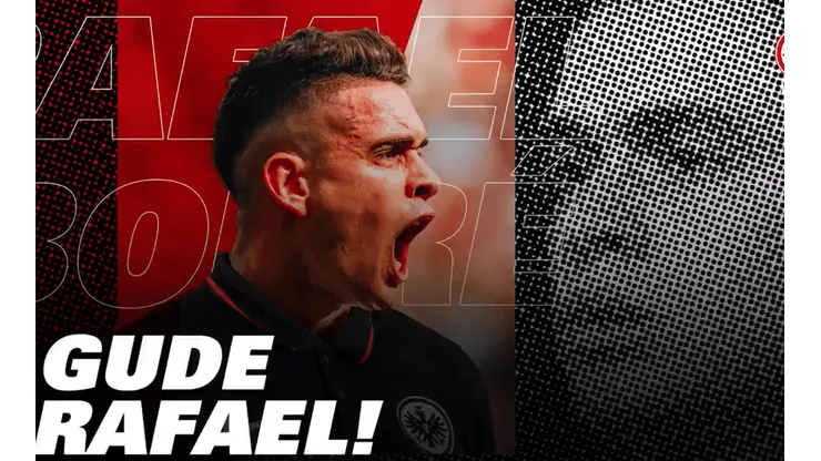 Oficial: con un video, el Frankfurt anunció el fichaje de Borré hasta 2025