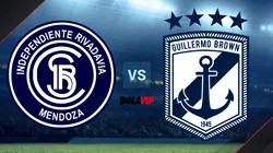 Independiente Rivadavia vs. Guillermo Brown.