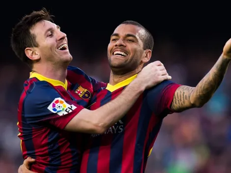 Increíble: un club desconocido quiere juntar a Messi y Dani Alves