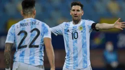 Qué ganas de abrazarlo: Messi metió el 3 a 0 de Argentina con un tiro libre espectacular